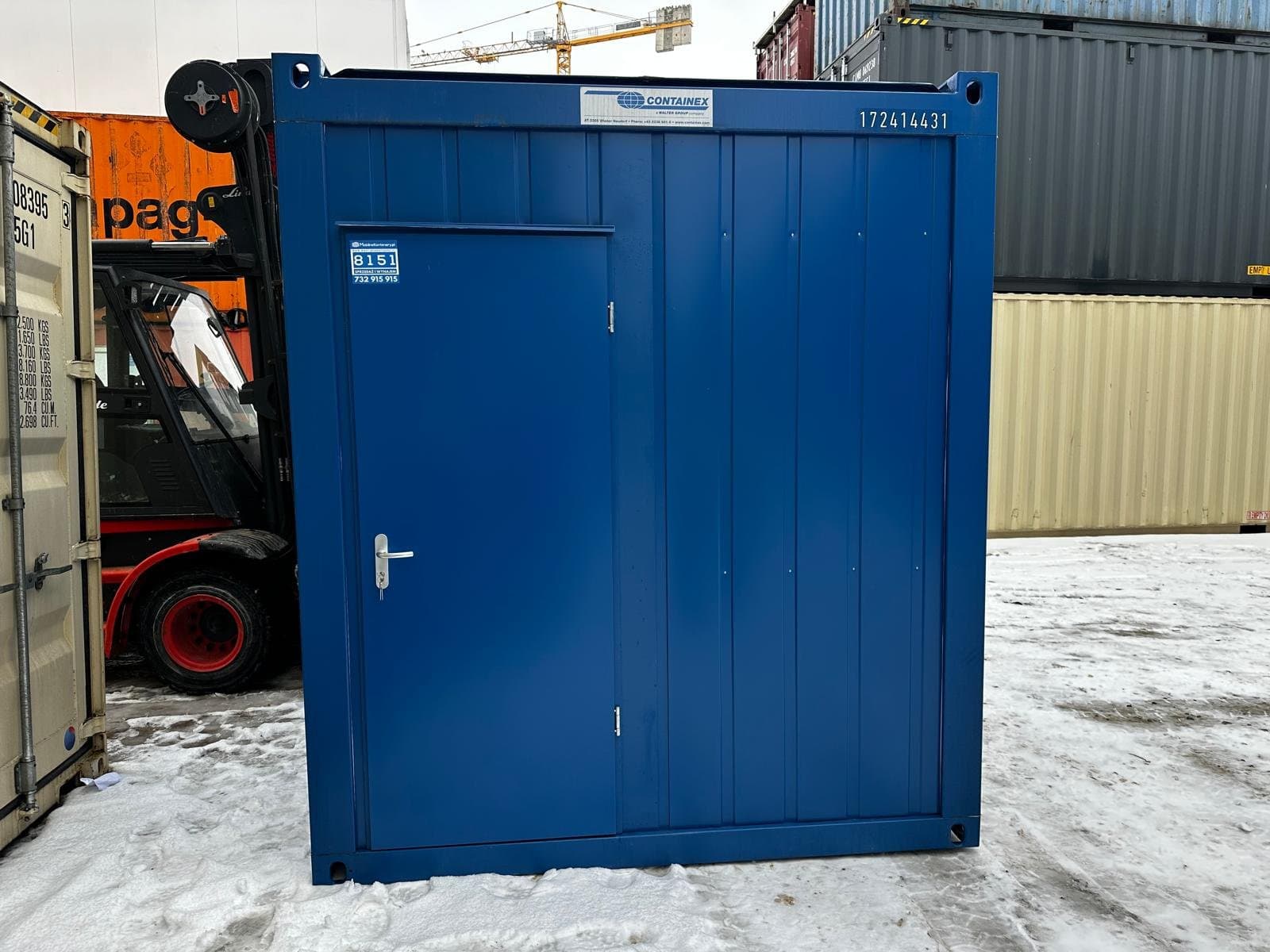 Nowy kontener biurowy Containex 2,5 × 6 m