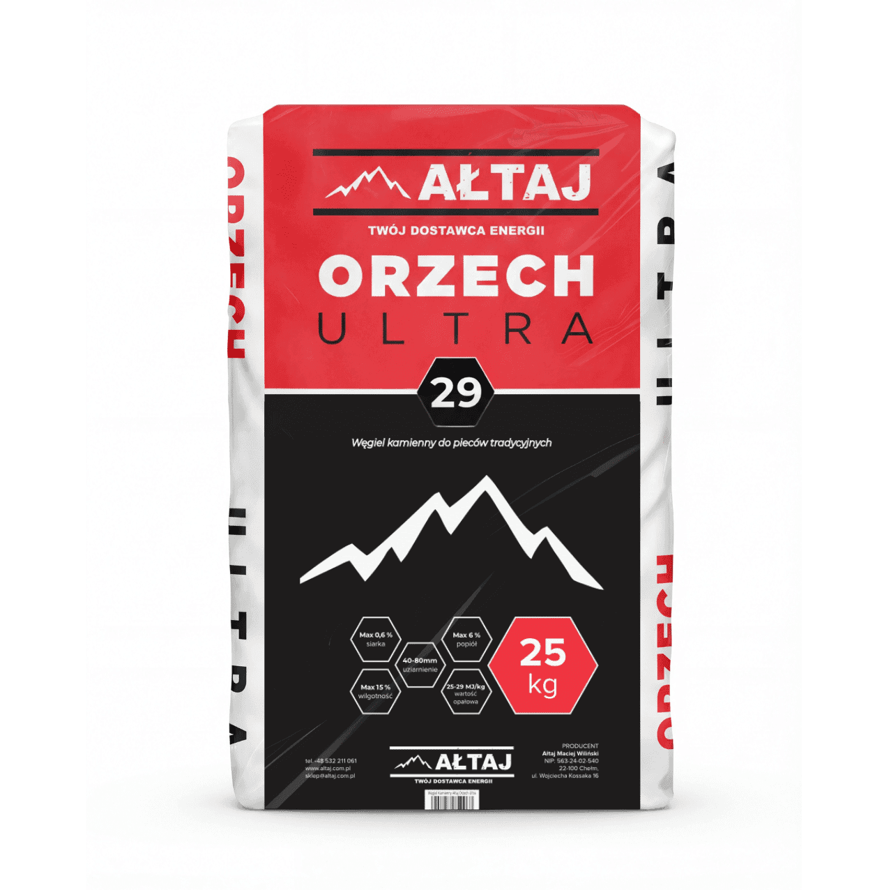 Węgiel Orzech Ultra - 1000kg