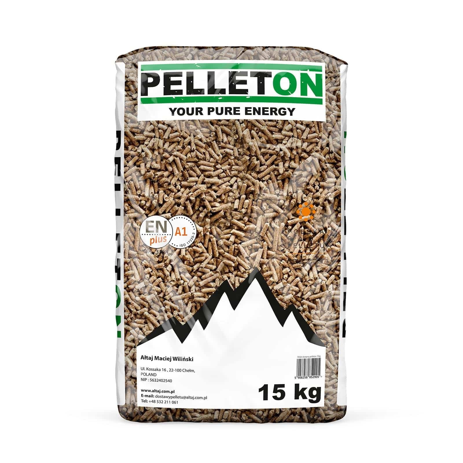 Pellet drzewny Pelleton A1 ENplus - Big-Bag 1 tona