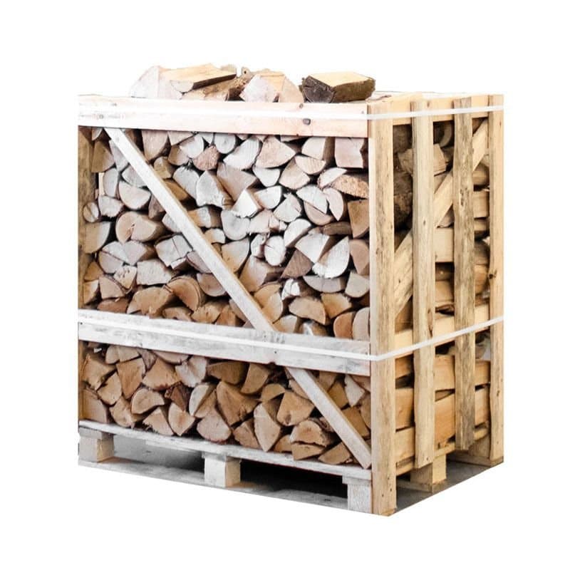 Drewno opałowe dębowe 25 cm – półpaleta około 500 kg