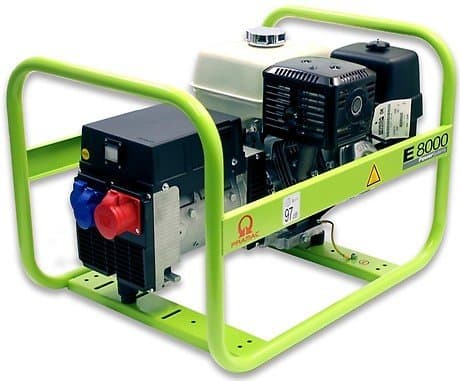 PRAMAC E 8000 THI benzinbetriebener Stromerzeuger 230 / 400 Volt | 8,3 kVA -
