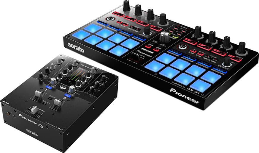 Ensemble Pioneer DJM-S3 + Pioneer DDJ-SP1