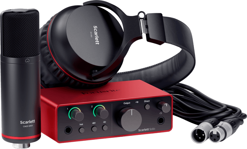 Focusrite SCARLETT4-SOLO-STUDIO