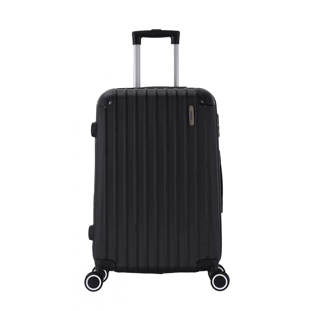 Valise Cabine 55cm 4 roues rigide - Corner - Trolley ADC Noir - Trolley ADC