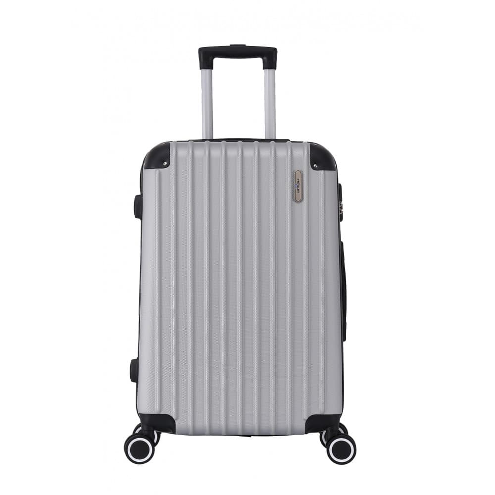 Valise Moyenne 4 roues 65cm rigide - Corner - Trolley ADC Gris  - Trolley ADC