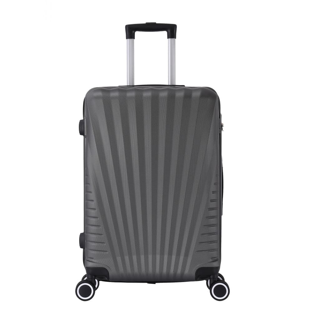 Valise Grande taille 4 roues 75cm - Elegance - Trolley ADC Gris  - Trolley ADC