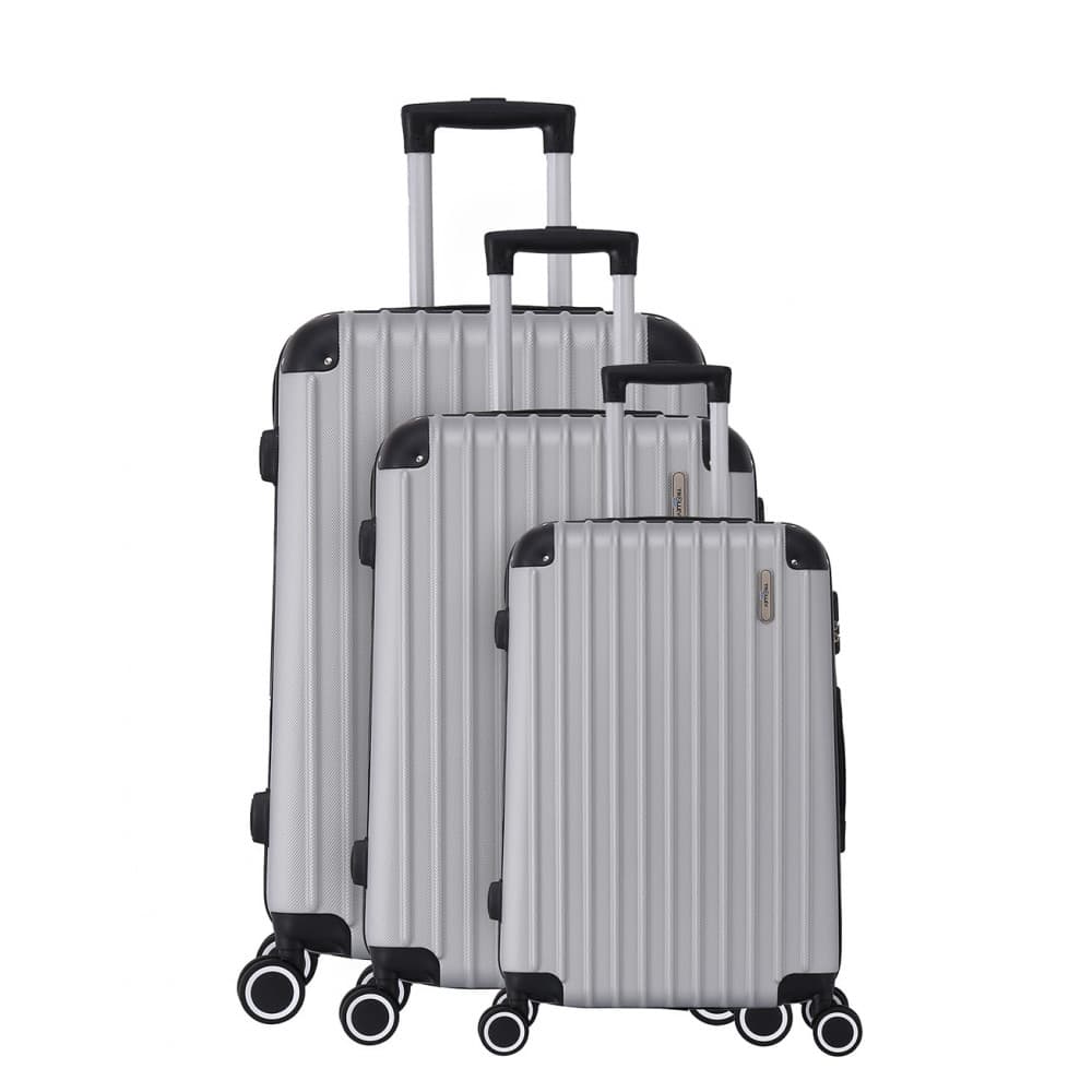 Set de 3 valises 4 roues ABS - Corner - Trolley ADC Gris  - Trolley ADC