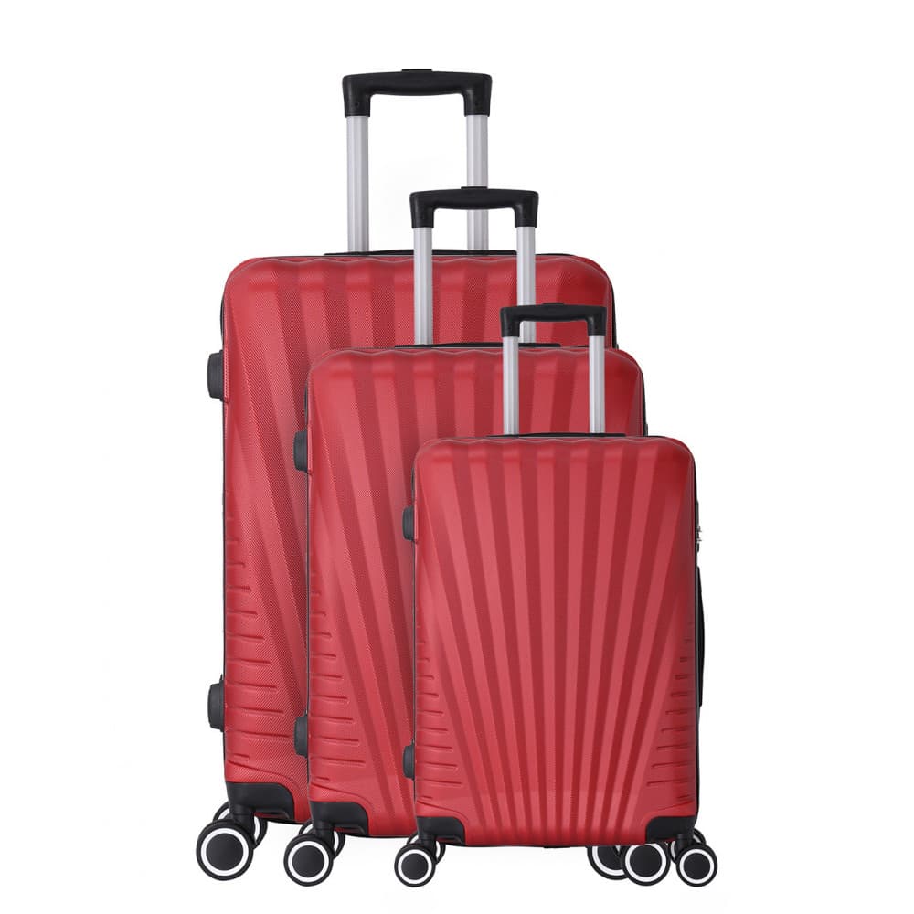 Set de 3 valises 4 roues ABS - Elegance - Trolley ADC Bordeaux - Trolley ADC