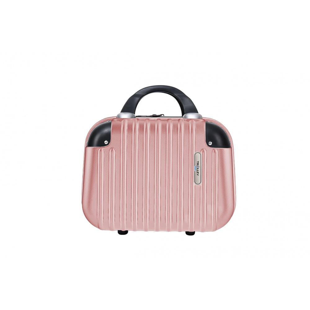 Vanity Trousse de Toilette ABS 29cm - Corner - TROLLEY ADC Rose - Trolley ADC