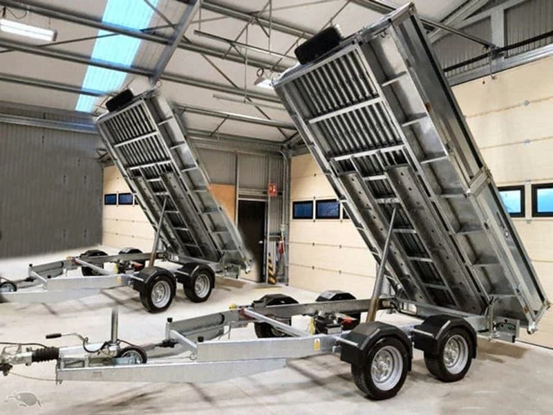 Indespension 2-Achs-Kippanhänger – 2700 kg zulässiges Gesamtgewicht