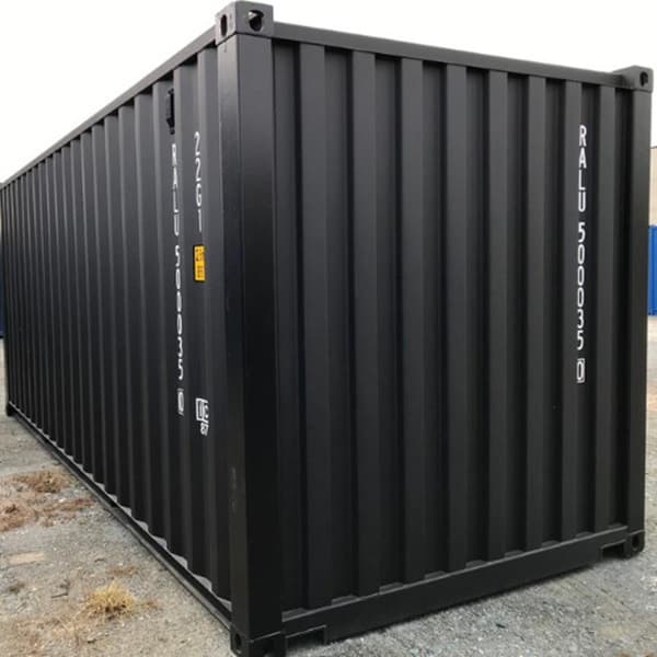 20 Fuß schwarzer First Trip Container