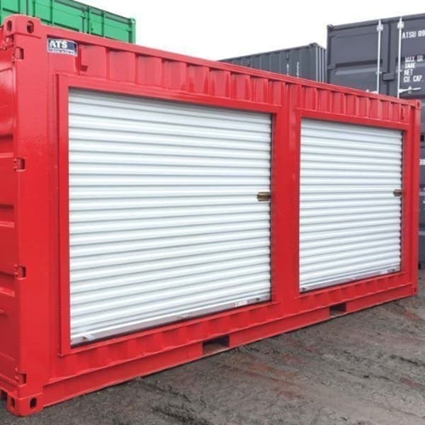 20-Fuß-Container mit 2 Rolltoren