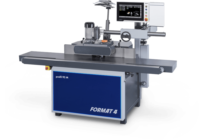 Toupie à arbre inclinable Format4 profil 92 M e-motion