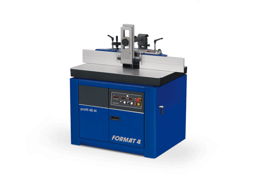 Toupie à arbre inclinable Format4 profil 45 M