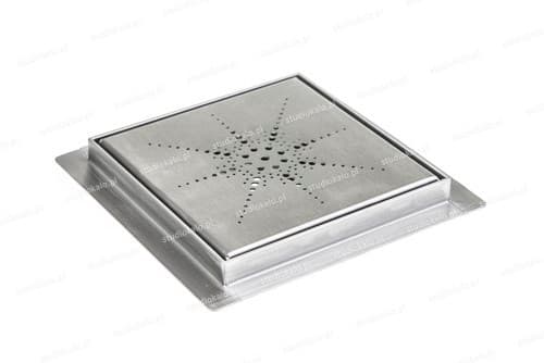 Odpływ punktowy stalowy Słońce Waterway