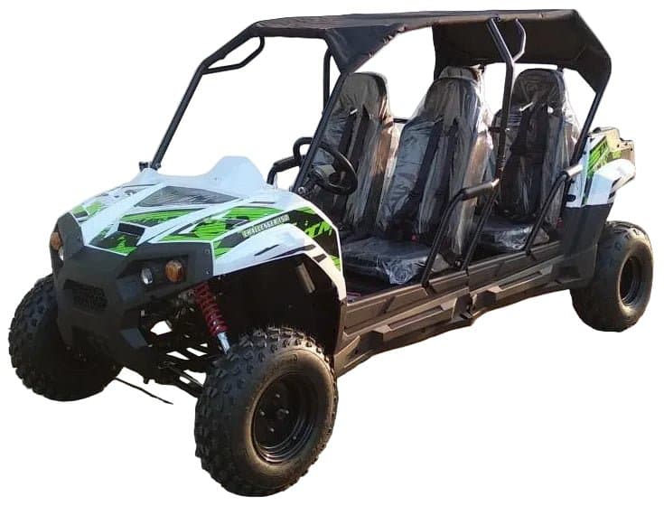 TrailMaster Challenger 4-200 4 seater UTV side-by-side Deluxe Extended Model
