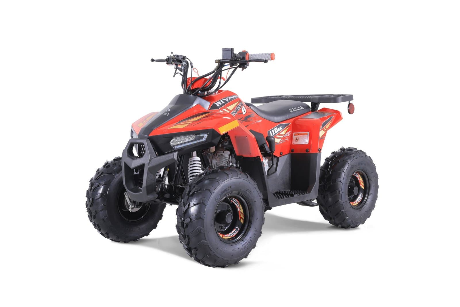 Tao Mudhawk 6 110cc Kids ATV - Red