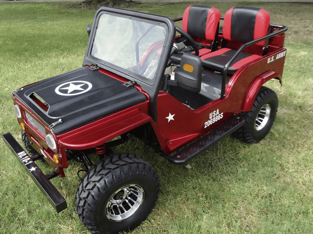 RPS Mini-Jeep Style 125cc Series 4. Mid-Size Youth Mini-jeep 3-Speed
