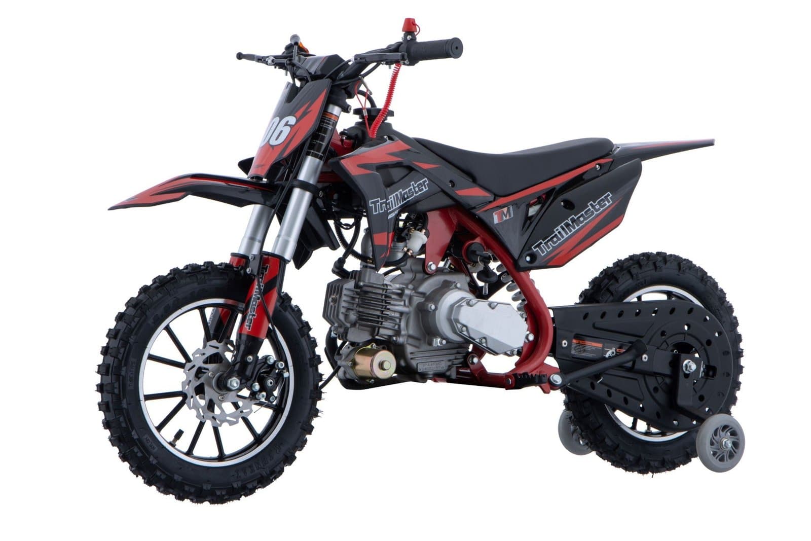 Trailmaster TM06, Kids Dirt Bike, 60cc, 4 Stroke, - Red