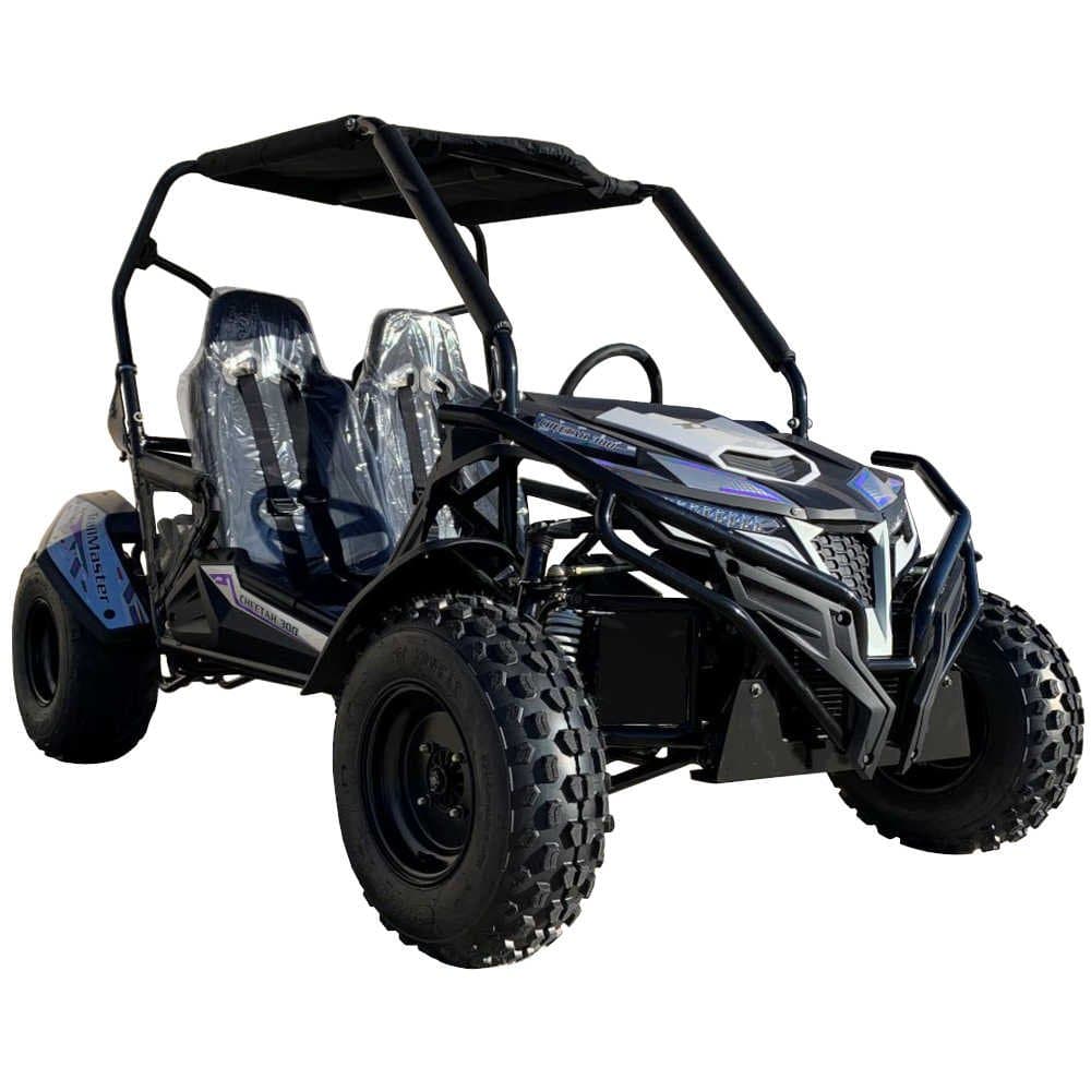 Trailmaster Cheetah 300E Off Road UTV/Go kart 18 HP Fuel Injected - Blue