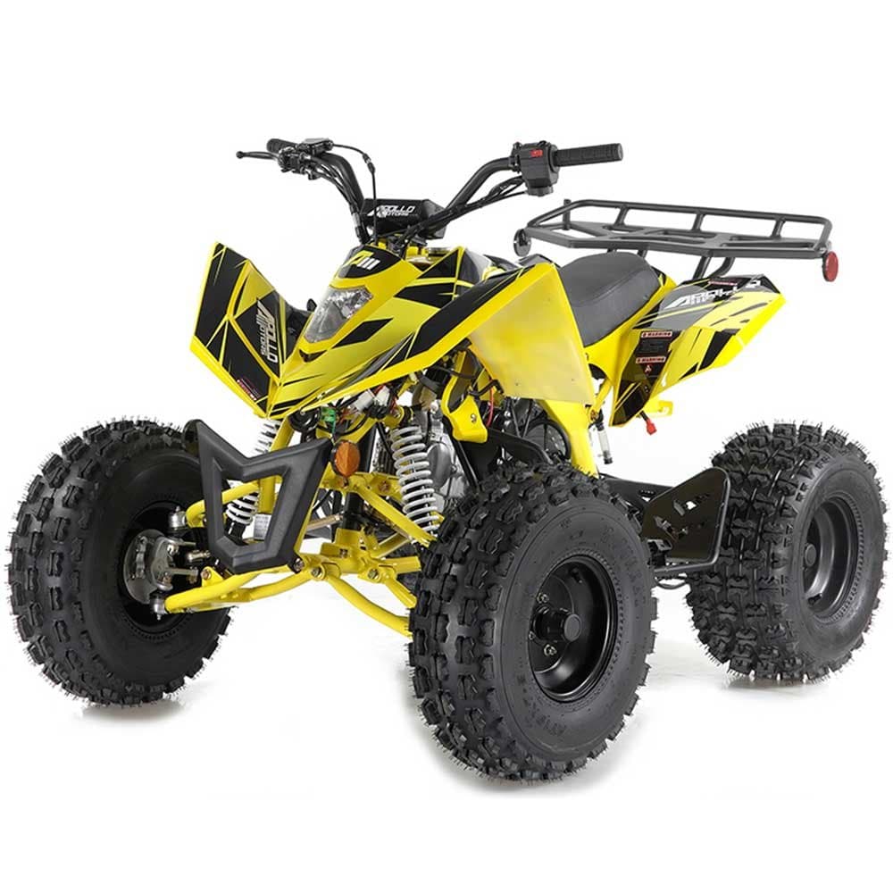 Apollo Sniper 125cc Youth Race Style ATV - Yellow