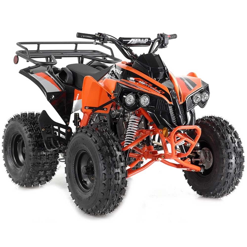 Apollo Sport Trax 125cc Youth Race Style Quad. Automatic trans with reverse - Orange