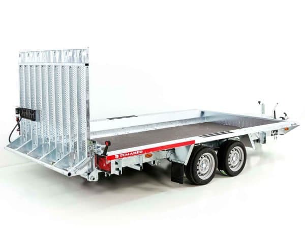 Temared Baumaschinenanhänger Builder 168x350cm 3,5t|Rampe