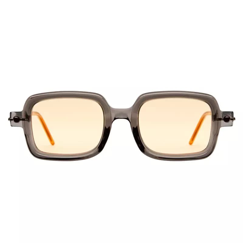 Lunette de Soleil Kuboraum P2 Transparent Dark Grey