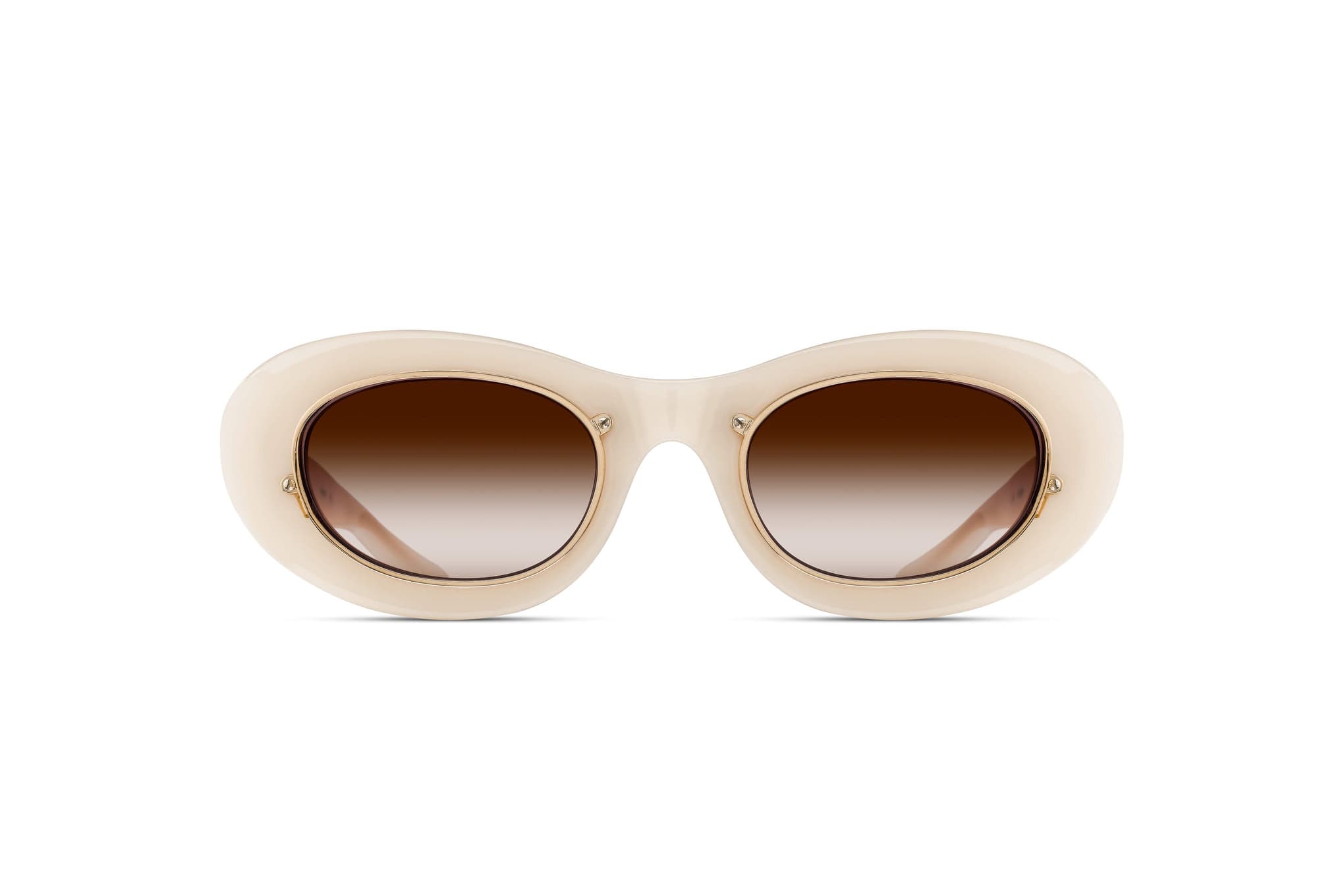 Lunette de Soleil Matsuda 10604H Milk White – Brown Gradient