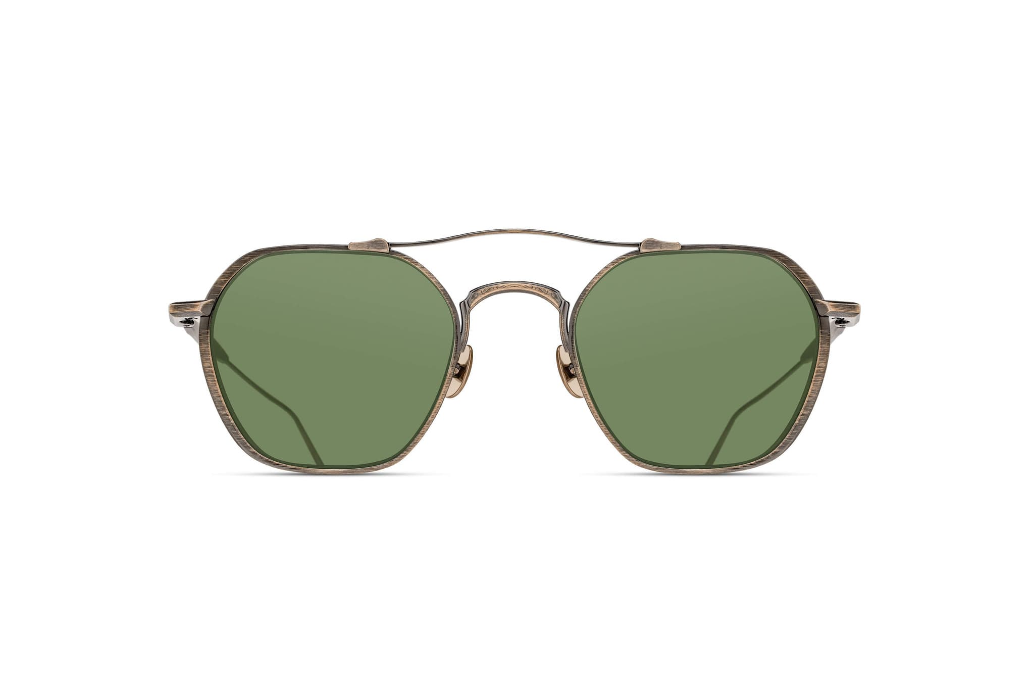 Lunette de Soleil Matsuda M3145 Antique Gold – Sage Green