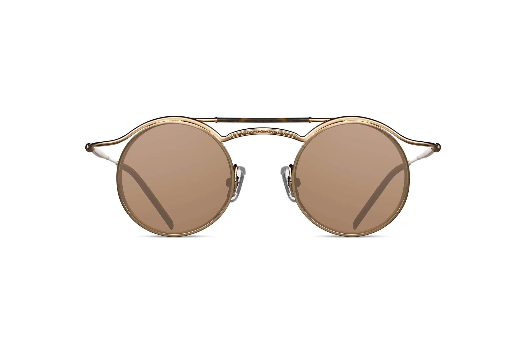 Lunette de Soleil Matsuda 2903H Matte Gold Matte Black Brown
