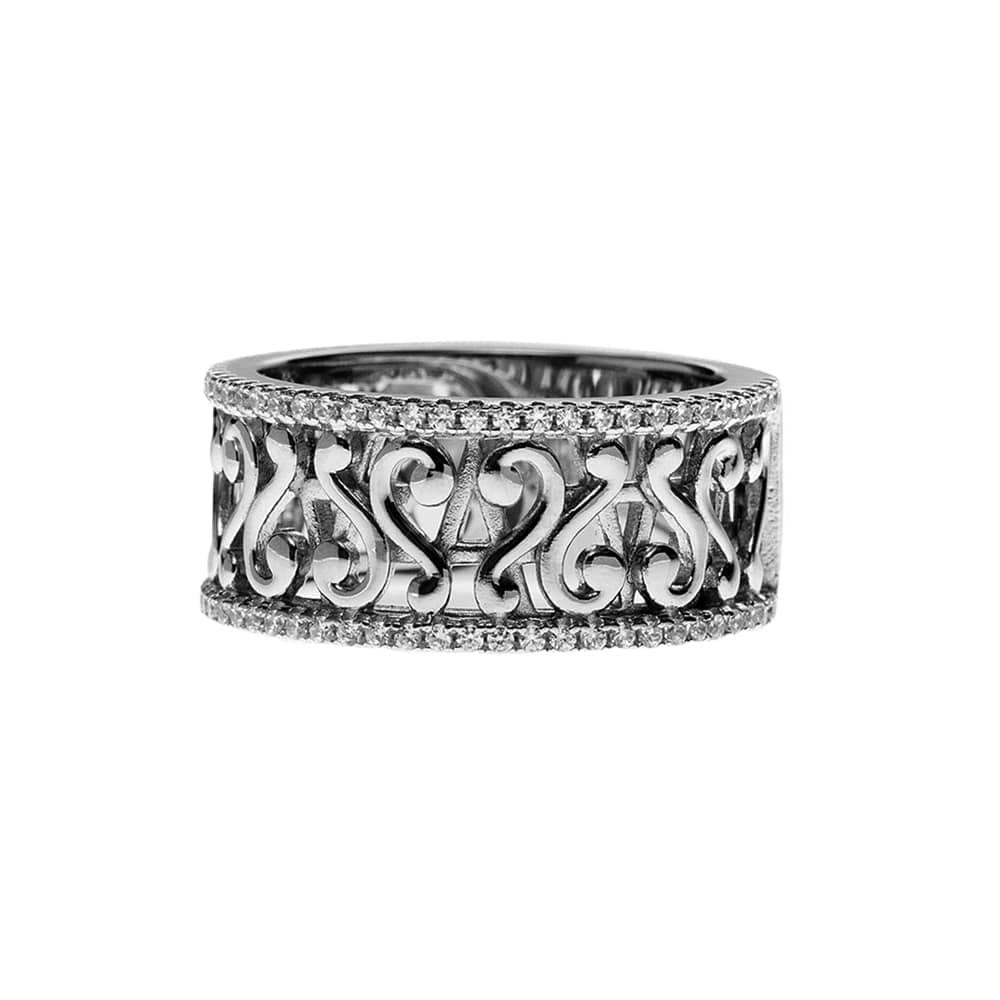 Bague argent motif orus
