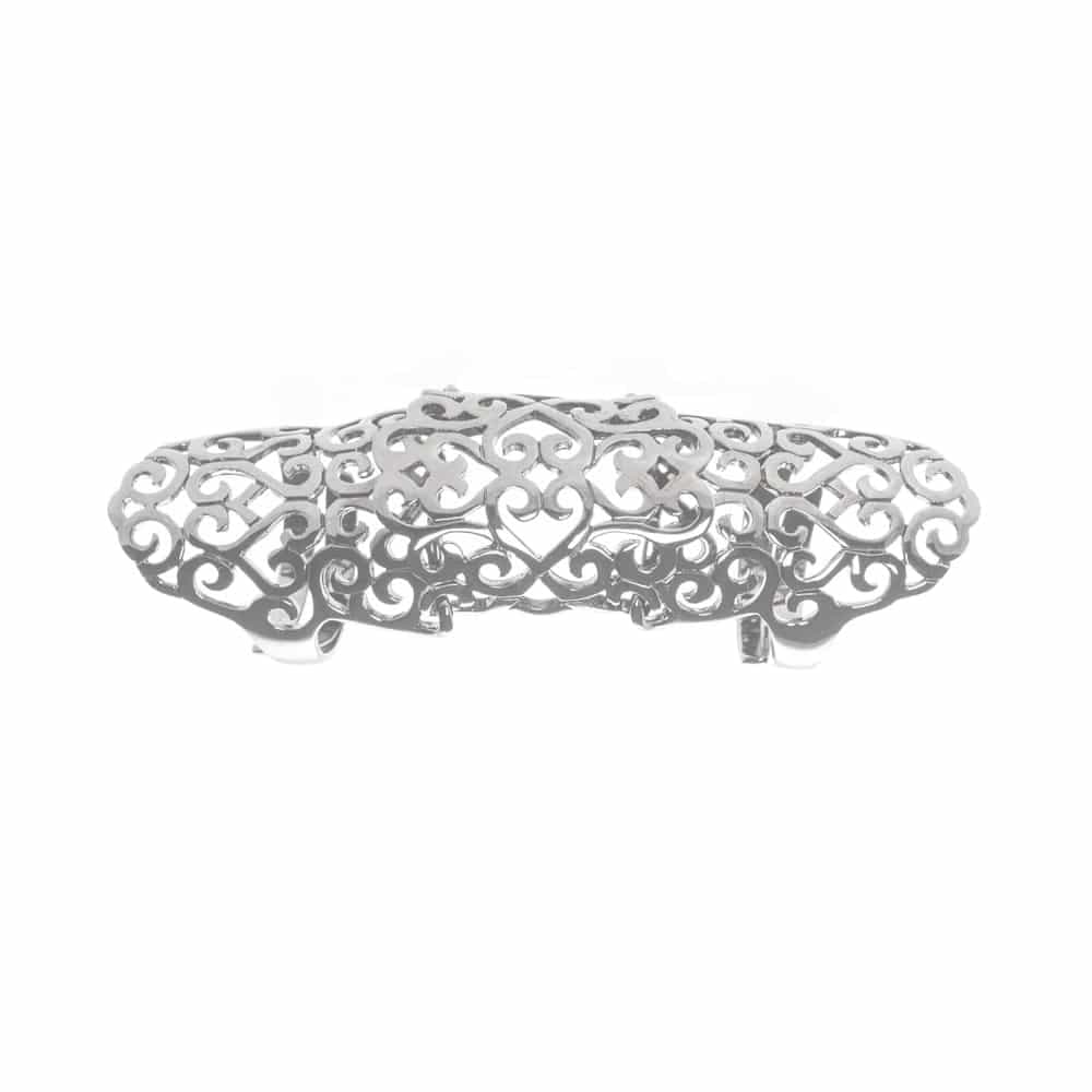 Bague articulée rock argent