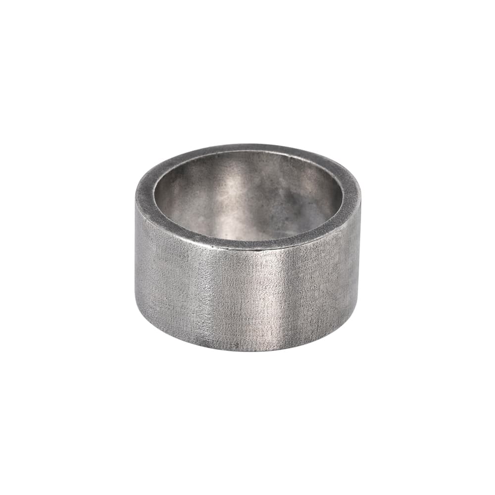 Bague homme jonc argent vieilli