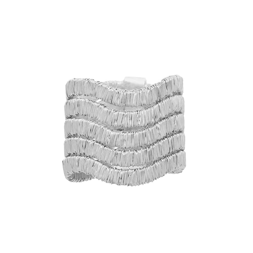 Bague  multi-fils argent