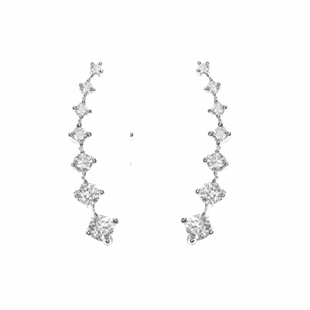 Boucles d'oreilles angels argent rhodié