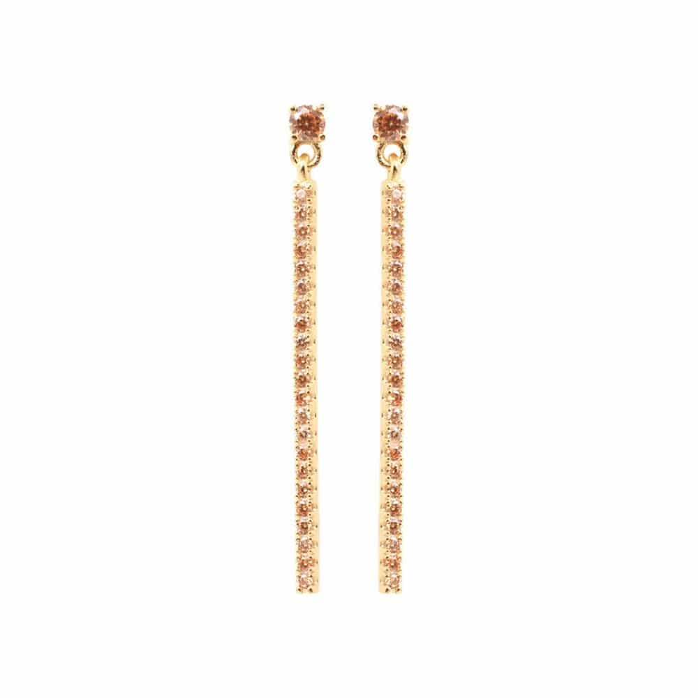 Boucles d'oreilles argent doré