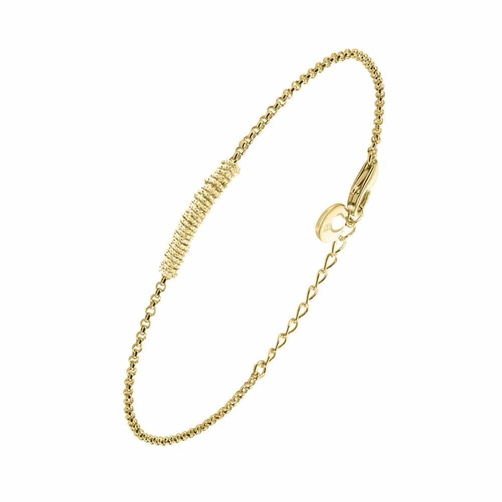 Bracelet argent doré diamanté giulia