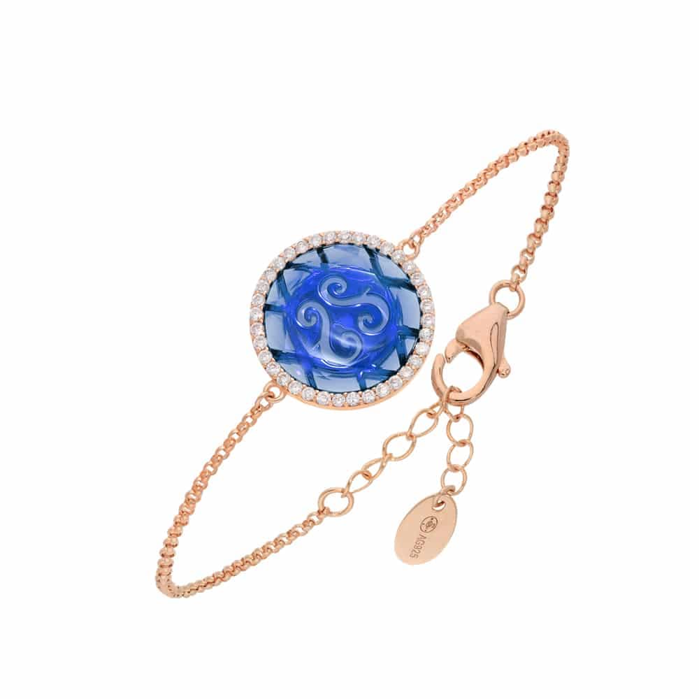 Bracelet disque marine
