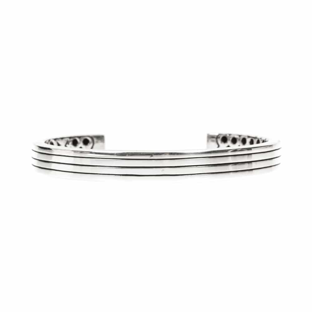 Bracelet esclave argent moderne ajustable