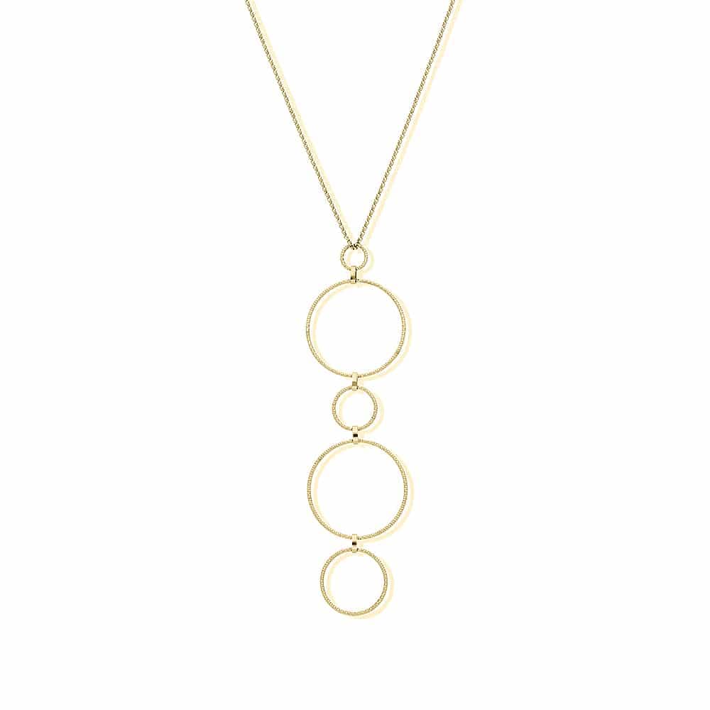Collier argent doré diamanté Alessia
