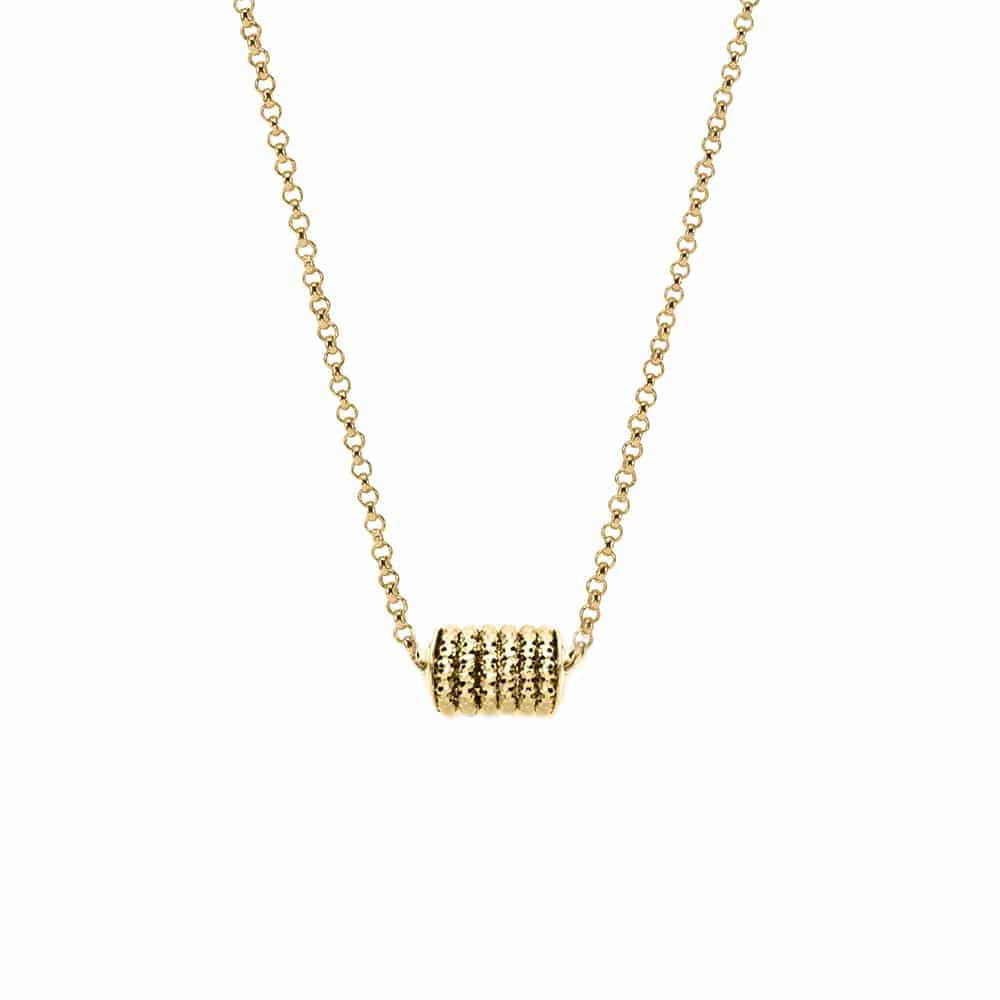 Collier argent doré diamanté claudia