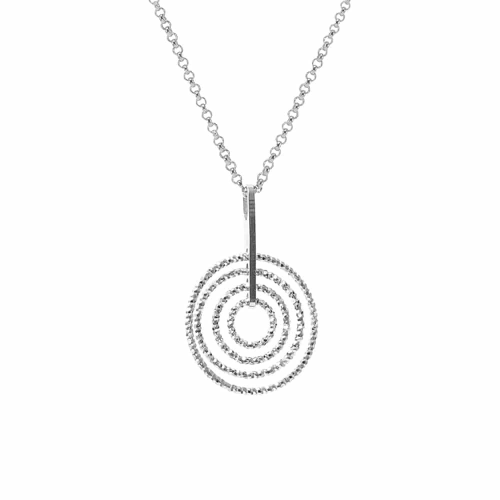 Collier argent rhodié diamanté Beatrice bis
