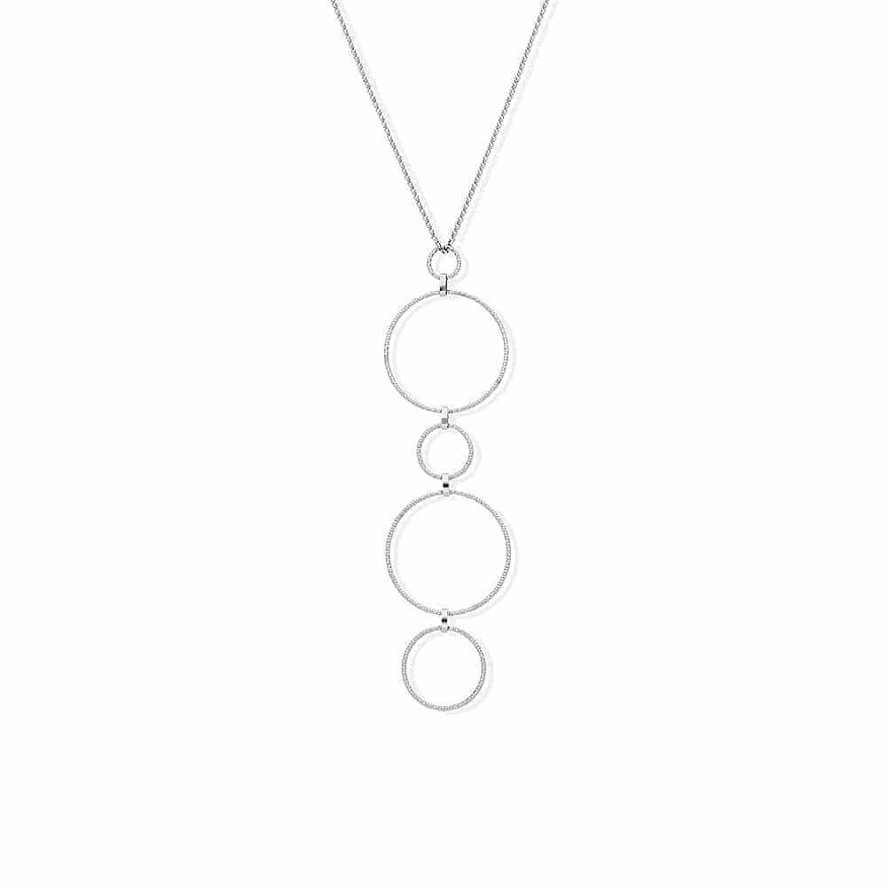 Collier argent rhodié diamanté Alessia