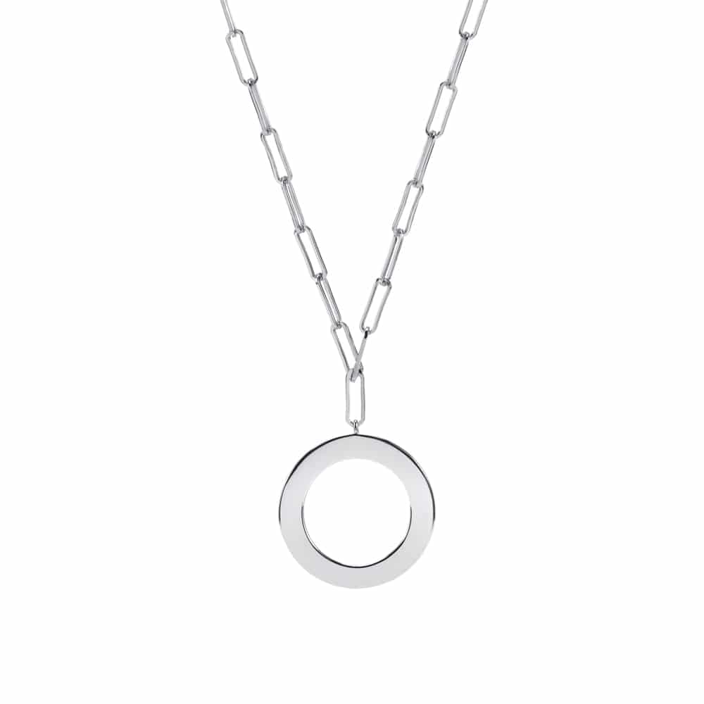Collier chaine argent rond Élodie