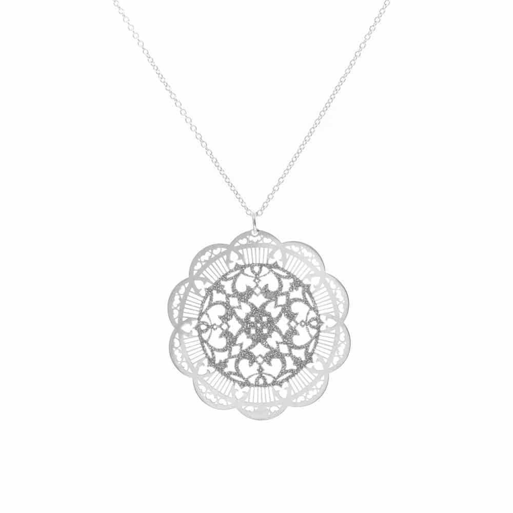 Collier inca argent
