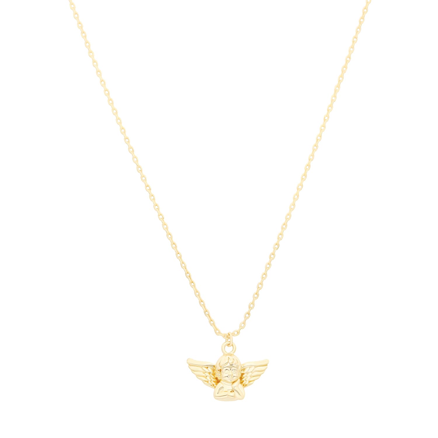 Collier petit ange doré