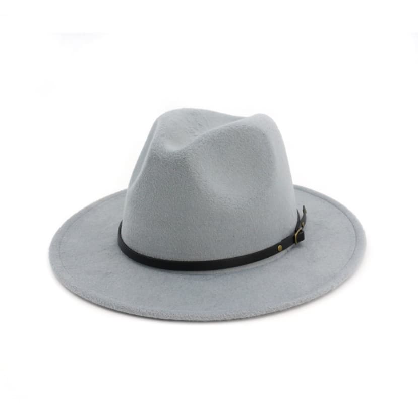 Chapeau haut-de-forme pour femmes - chapeau élégant unisexe - Light Gray