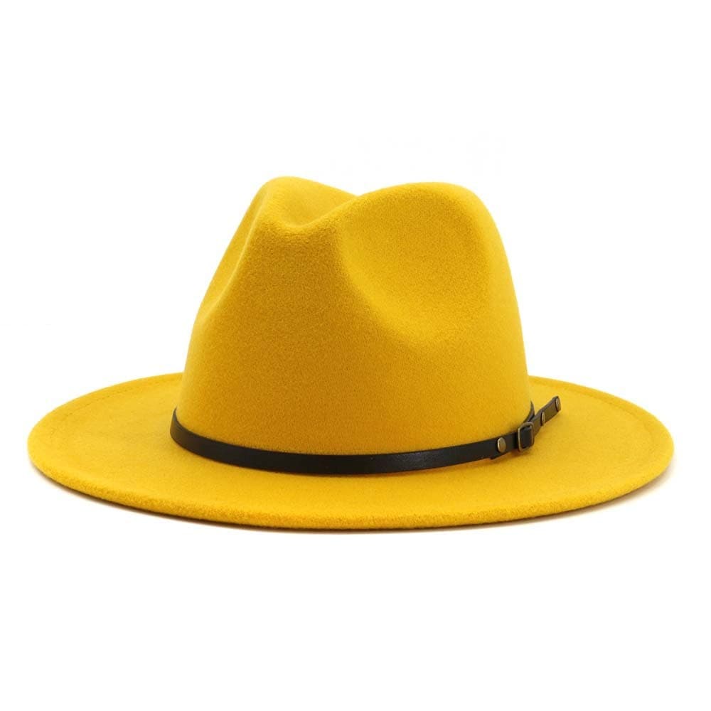 Chapeau haut-de-forme pour femmes - chapeau élégant unisexe - Yellow