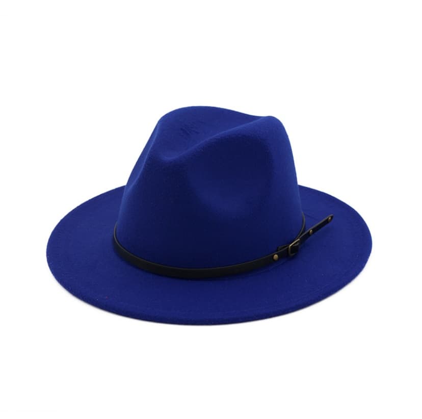 Chapeau haut-de-forme pour femmes - chapeau élégant unisexe - Royal Blue